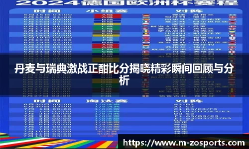 丹麦与瑞典激战正酣比分揭晓精彩瞬间回顾与分析